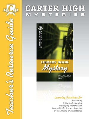 cover image of Library Book Mystery Teacher's Resource Guide